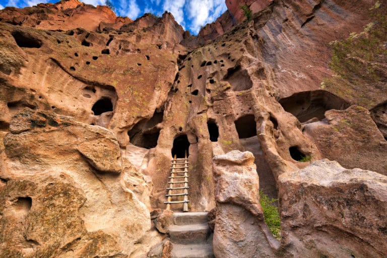See the historic cliff dwellings at Bandelier National Monument near our Northern New Mexico Bed and Breakfast