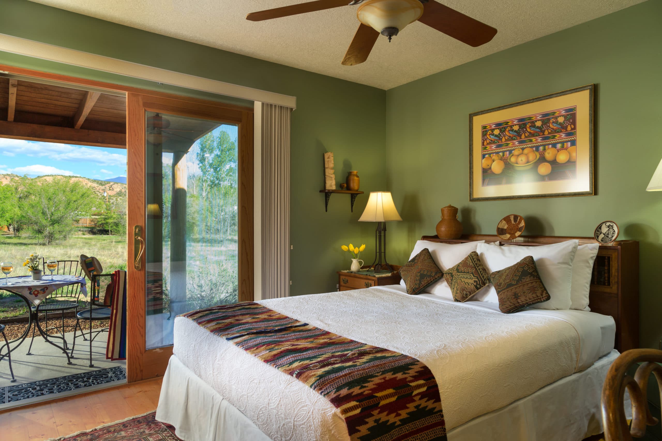 After a wonderful night at the Santa Fe Opera, relax and unwind in the comfort of our Northern New Mexico Bed and Breakfast