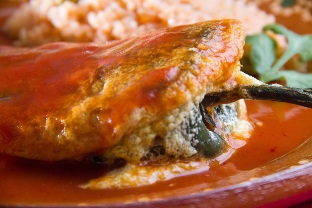 Chile Rellenos are just one of the many authentic and delicious things to enjoy at Rancho de Chimayo in northern New Mexico